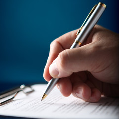 signing finance contract