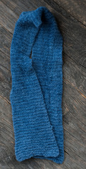 Handmade knitted scarf