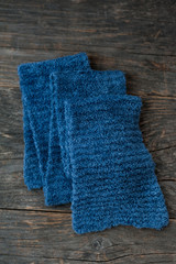 Handmade knitted scarf