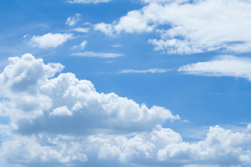 Peaceful sky and cloud in good weather day. Sky And Clouds in daytime.