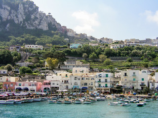 Fototapeta na wymiar Capri Hafen