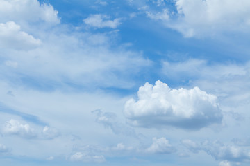 Peaceful sky and cloud in good weather day. Sky And Clouds in daytime.