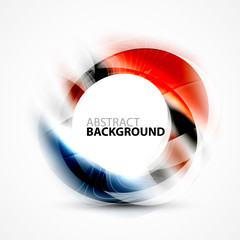 Shiny blurred cicrle template