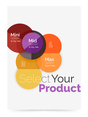 Circle abstract background