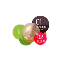 Geometric abstract background, colorful elements