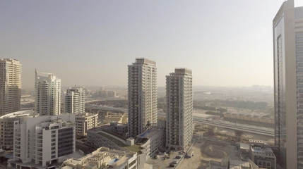 Fototapeta premium Dubai Marina aerial view