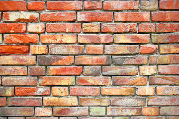 Background of brick wall, textured image