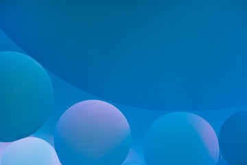 Abstract backgrounds. Oil babbles on water, abstraction . Macro