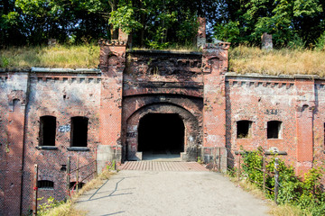 Fototapeta na wymiar Abandoned Prussian fort 