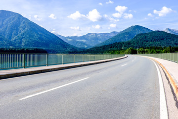 Obraz premium sylvenstein lake