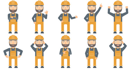 Vector set of constructors and builders characters