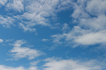 Blue sky with the cloud