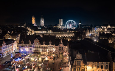 Ghent City Skyline