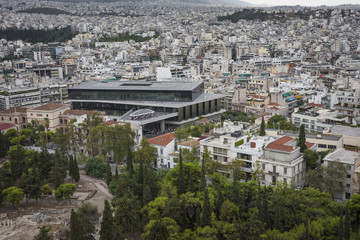 Obraz premium New Acropolis museum, Athens, Greece.