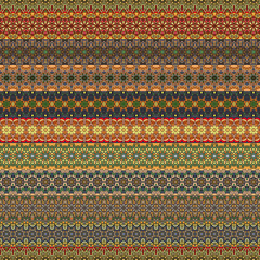 Colorful tribal vintage ethnic seamless pattern - 131019722