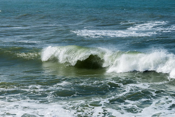 Atlantic waves at Portugal coast.