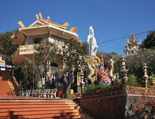 Tinh xa ngoc bich monastery in Vung Tau. Vietnam