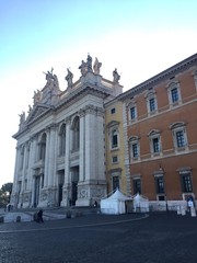 Fototapeta na wymiar Roma, Basilica del Laterano e Piazza