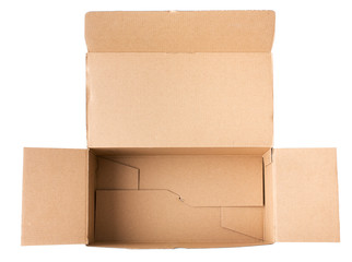 Empty cardboard box.