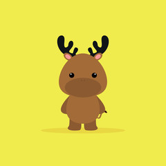 Cute Cartoon deer