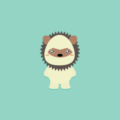 Cute Cartoon Porcupine