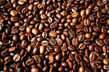 Background from coffee beans.