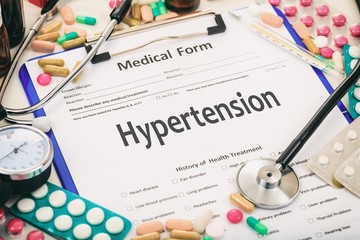 Medical form, diagnosis hypertension
