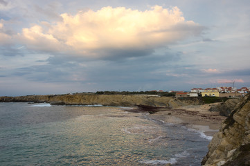 The coast of Atlantic ocean