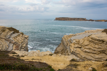 The coast of Atlantic ocean