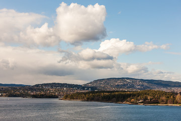 Fototapeta na wymiar coast near Oslo