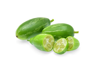 Ivy gourd, Coccinia grandis, Family Cucurbitaceae from central o
