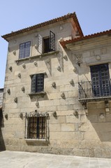 Fototapeta premium House of Shells in Cambados, Spain