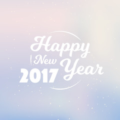 Happy New Year 2017 Label