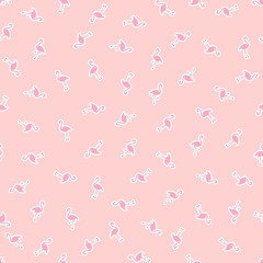 Obraz premium Flamingo pattern