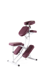 massage chair on white