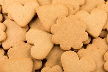 Gingerbread hearts cookies