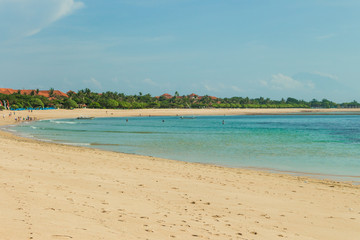 Nusa Dua beach in Bali, Indonesia