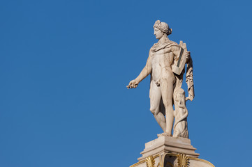 classical Apollo god statue