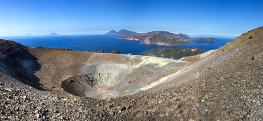 The crater, Vulcano Island.