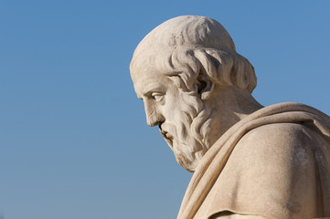 Fototapeta na wymiar classic Plato statue