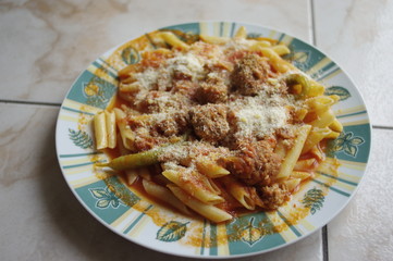 pennes a la sauce tomates