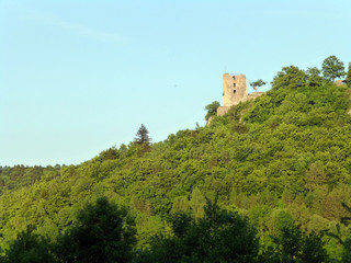 Fototapeta na wymiar Burg Neideck bei Streitberg