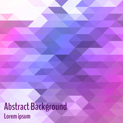 Obraz premium Abstract geometric background. Bright polygon and triangles texture for design.