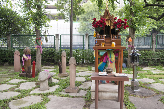 THAILAND BANGKOK PHALLIC SHRINE PENIS