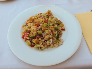 Panzanella bread salad