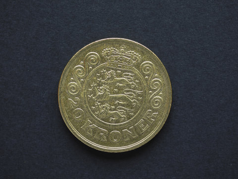 20 Danish Krone (DKK) coin