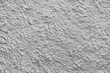 White wall texture background. Decorative plaster effect on wall