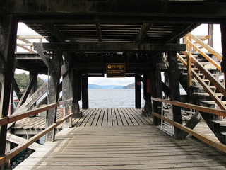 Pier in Nahuel Huapi Lake, San Carlos de Bariloche, Patagonia - Argentina