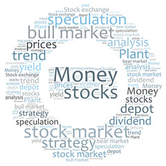 Money word cloud