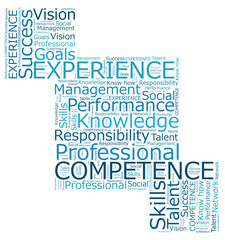 Competence word cloud